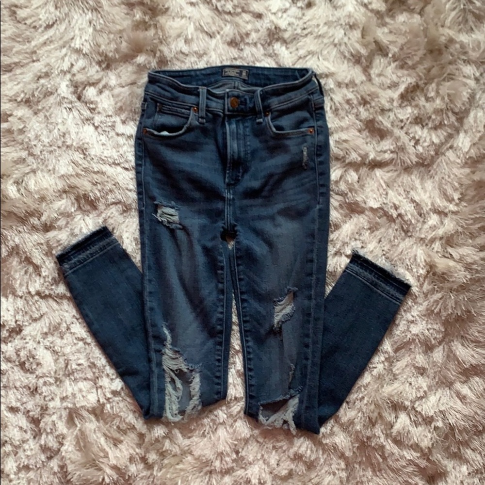 Abercrombie Ripped Jeans